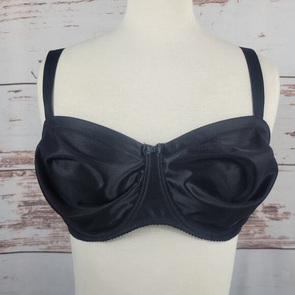Prima Donna Satin Strapless Convertible Bra Black Size 38D - Picture 1 of 8